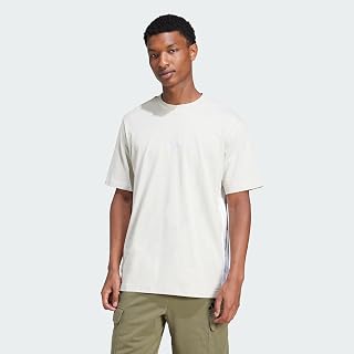 Adidas Men's Essential Three Stripes Single Jersey Tee