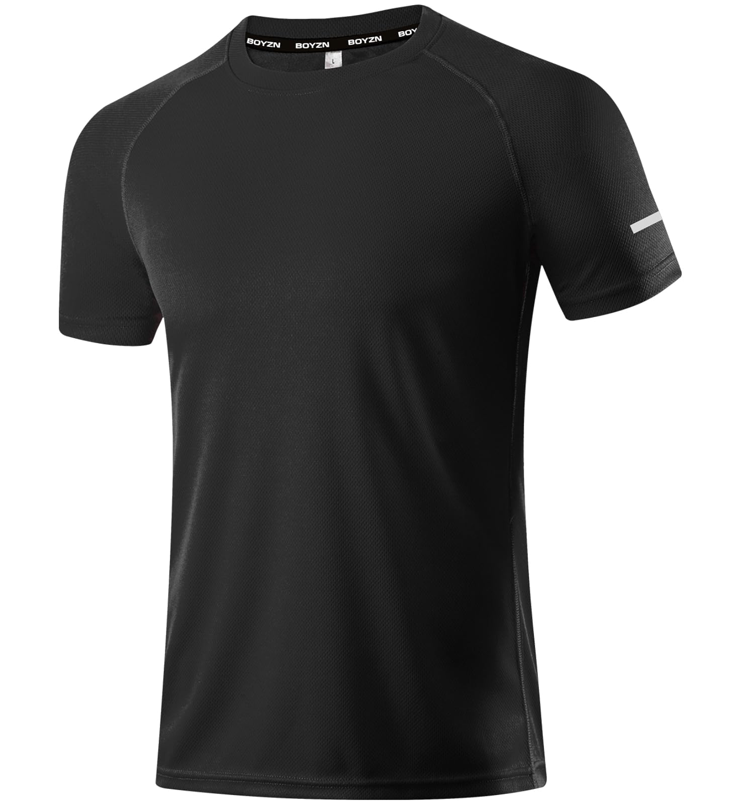 Boyzn 1, 3 or 5 Pack Men's Workout Running Shirts, Dry Fit Moisture Wicking T-Sh