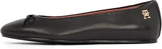 Tommy Hilfiger Women's Flat Bow Leather Ballerinas