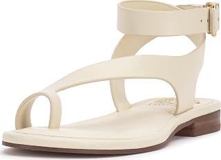 Vince Camuto Damen Liba Flache Sandale, Panna Creme, 37 EU