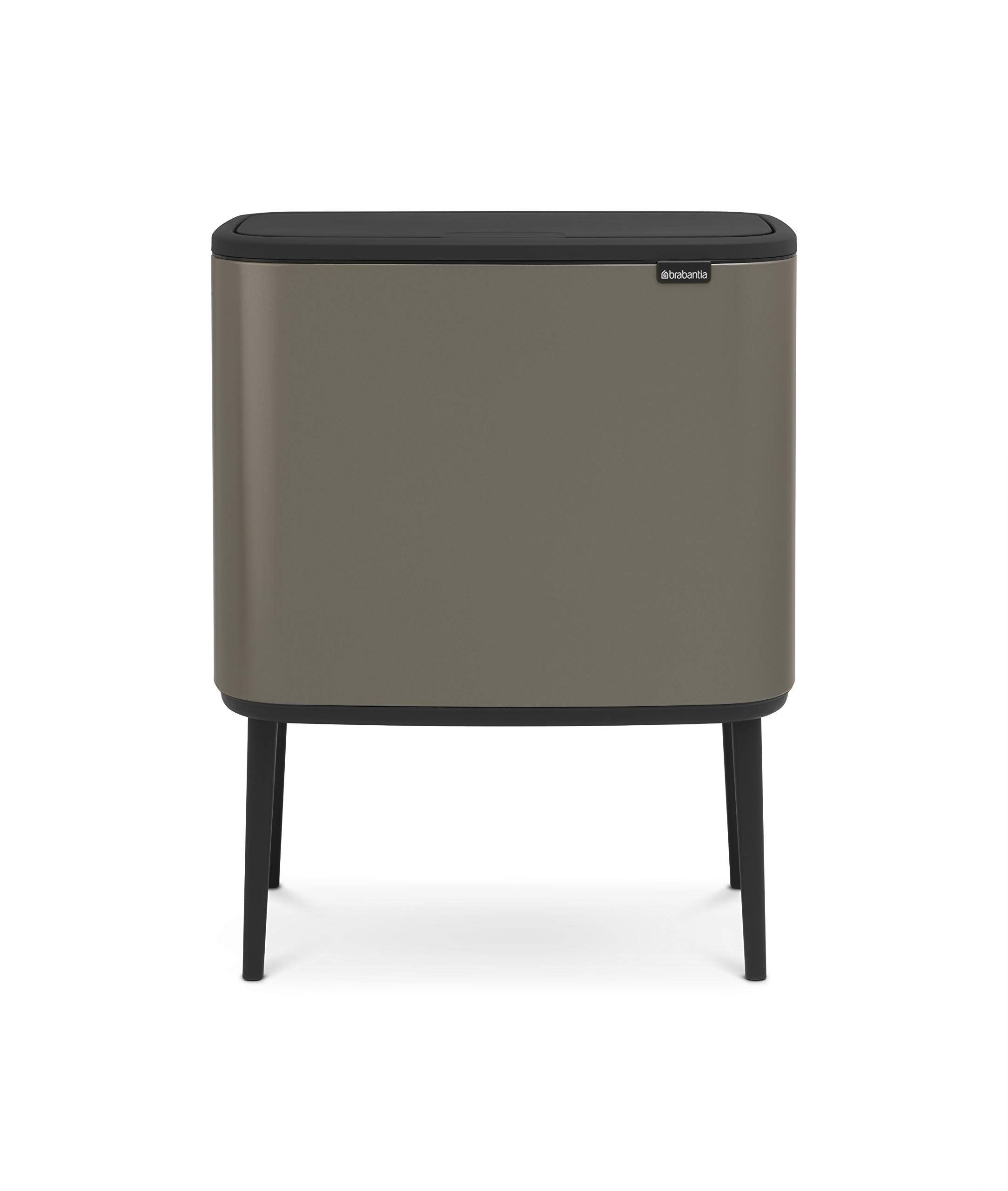 Brabantia Bo Touch Bin - 3 x 11L Inner Buckets (Platinum) Waste/Recycling Kitche