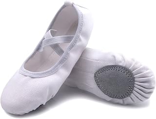 Uniuni Split Leather Sole Ballet Flats for Kids and Adults (We recommend buying a larger size)
