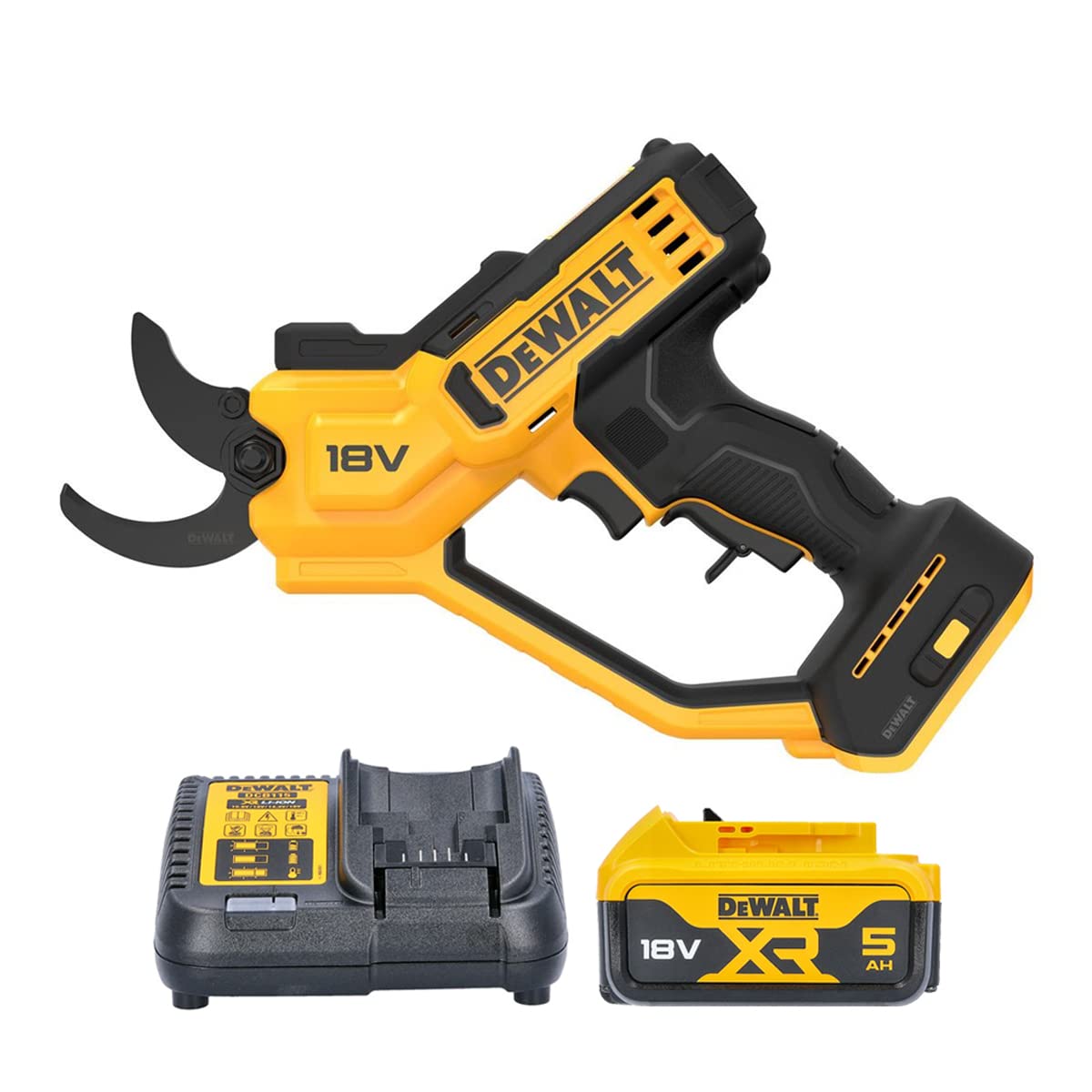 DeWALT | XR Pruner | 38mm Cut Capacity | 18V 1 x 5.0Ah Li-Ion | DCMPP568P1 | Rus