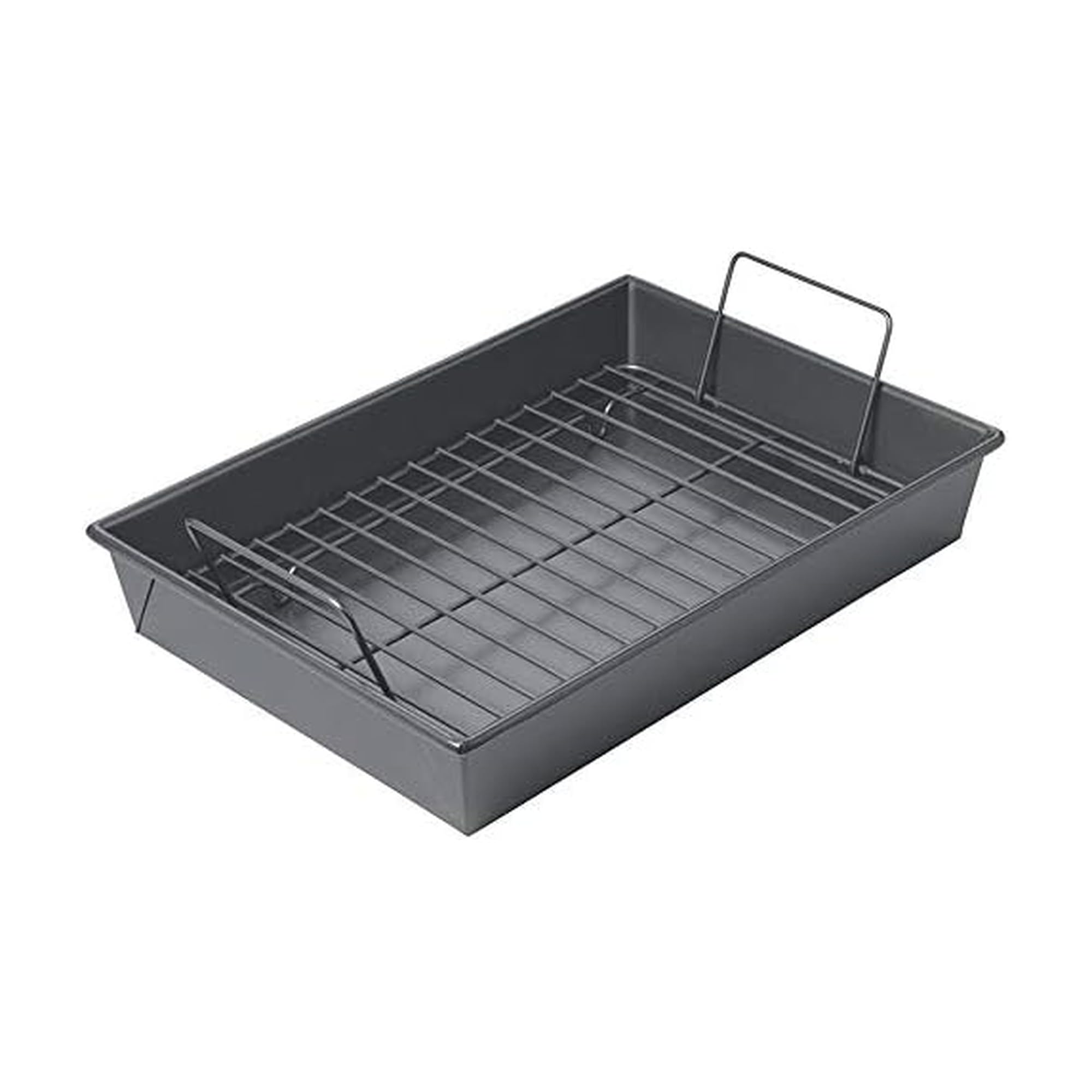 Chicago Metallic Roasting Pan with Rack - 9.5 Inch | Small Roasting Pan 13.5 x 9