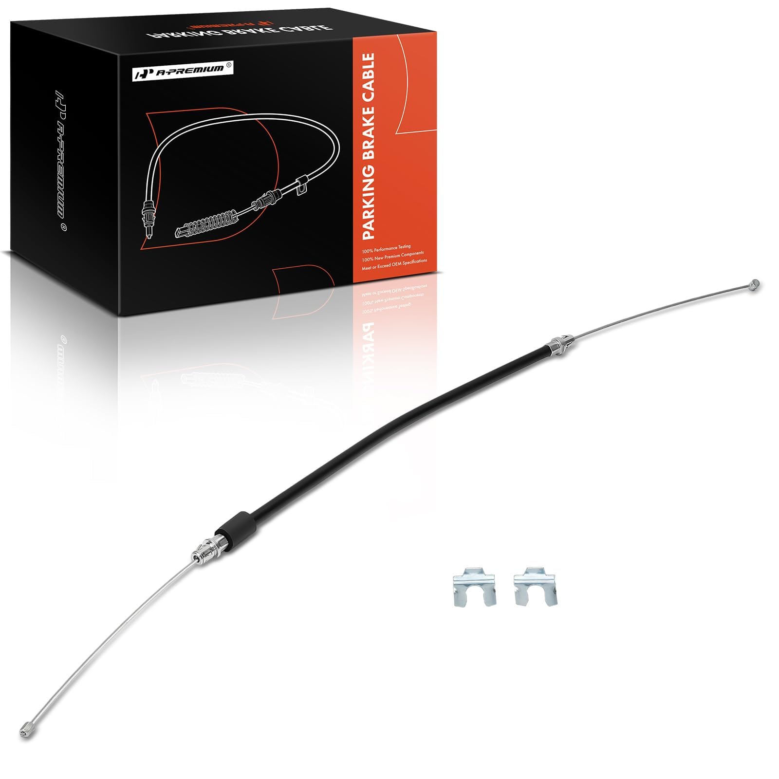 A-Premium Front Parking Brake Cable Assembly Compatible with Ford Models | for F