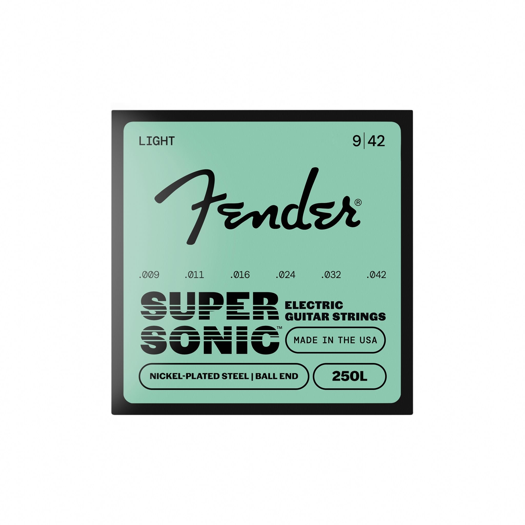 Fender SuperSonic 250L Electric Guitar Strings, Light 9-42, 3-Pack | Nickel-plat
