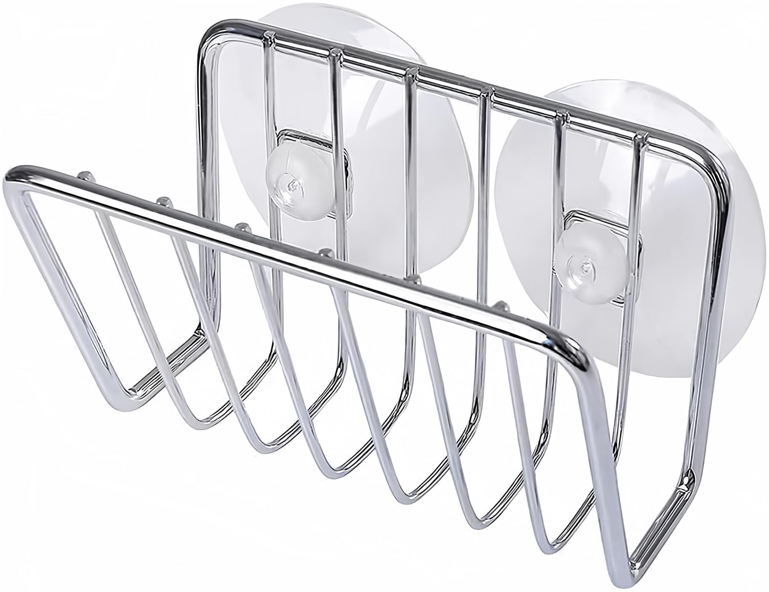 Toplife Sponge Holder for Kitchen Sink, Stainless Steel Suction Cup Sponge Caddy