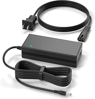 VHBW 42V 2A Charger for GOTRAX GXL V2 G4 Apex | Compatible with GOTRAX models 5525 port, 42V output and 8.9 ft cable for easy indoor charging.
