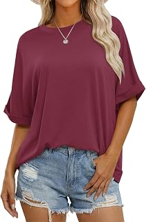 Cicy Bell Women's Oversized Crew Neck T-Shirt