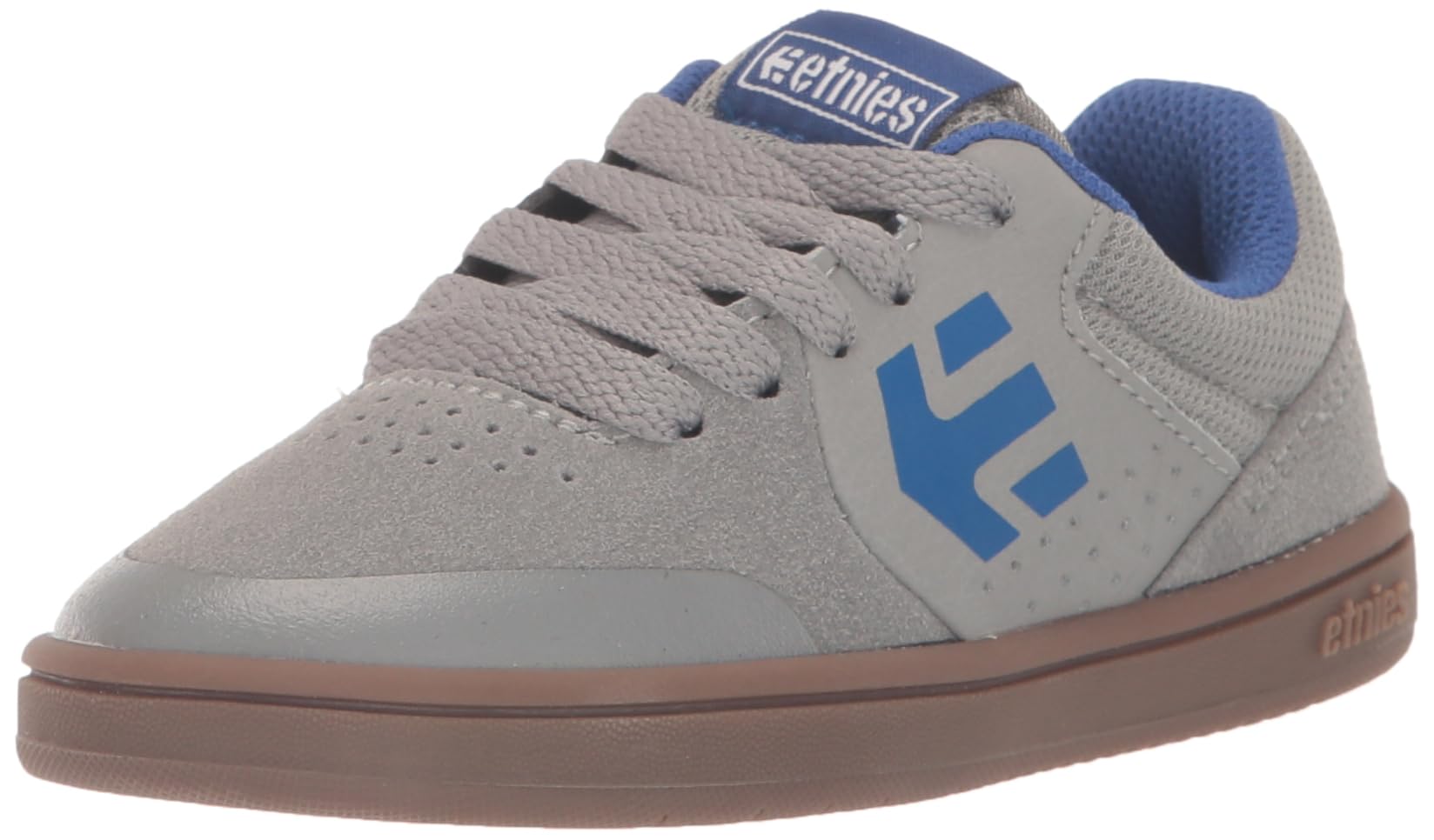 Etnies Kids Marana, Scarpe da Skateboard, Grey/Blue, 32 EU