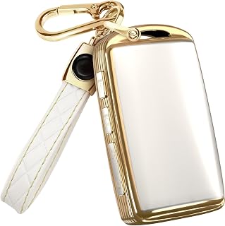 Lucrum Compatible with Mazda CX5 Key Fob Cover &amp; Keychain | TPU Keyfob Case for 3, 6, CX-5, CX-9, CX-30, CX-50, CX-70 (2019-2026)