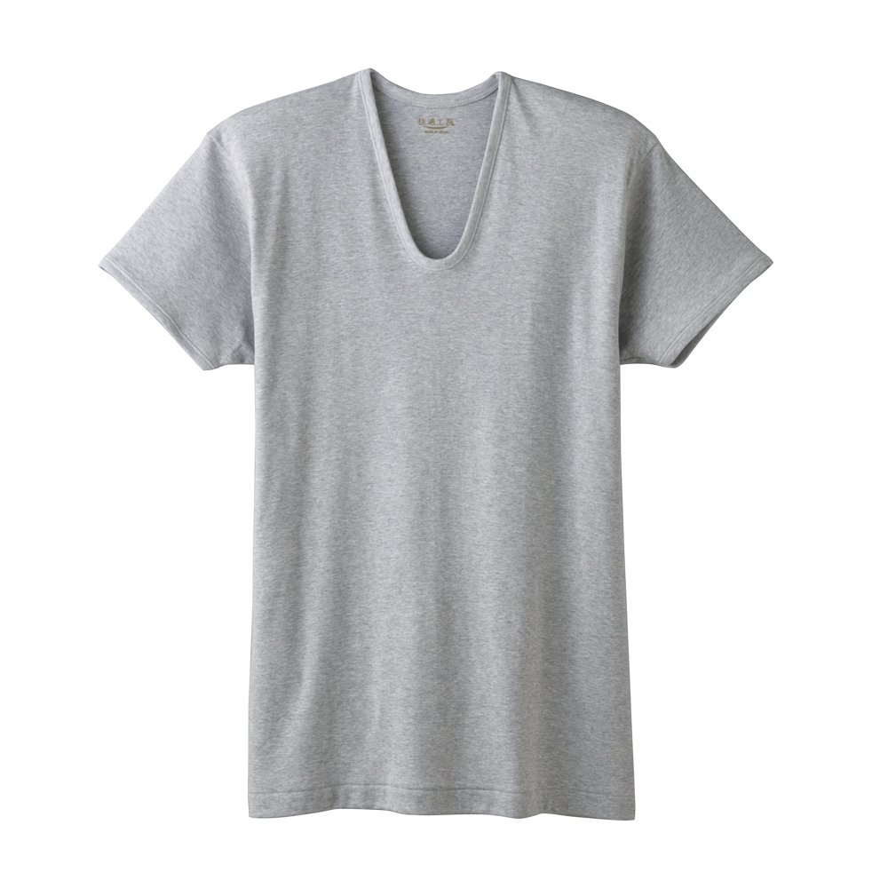 Gunze KQ5016 Men's Inner Shirt, Comfortable Workshop All Seasons, Short Sleeve, 