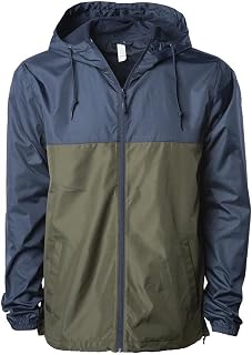 Ashen Fane Men's Water-Resistant Lightweight Windbreaker Jacket