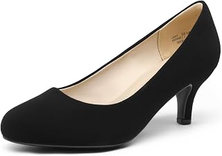 DREAM PAIRS Women's Comfortable Kitten Heels Pumps