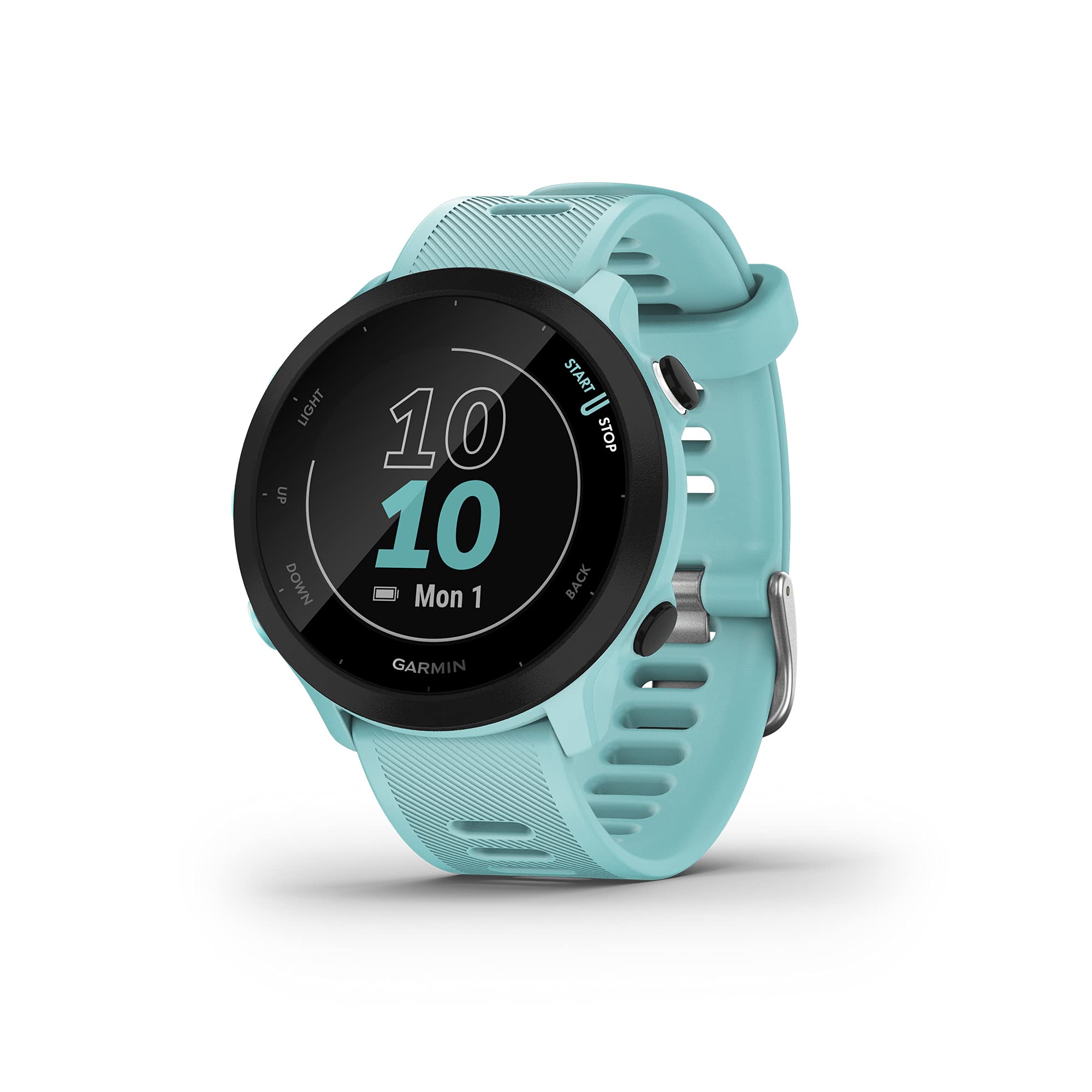 Garmin [Renewed Forerunner 55 GPS 42mm Running Smartwatch, Easy to use, Lightwei
