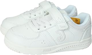 Joma WHARW2202V Deportivas Blancas para niños, Cierre de Cinta Textil Adhesiva y Plantilla de Piel, Ideales para Llevar al Cole a Diario NIÑO Deportivos