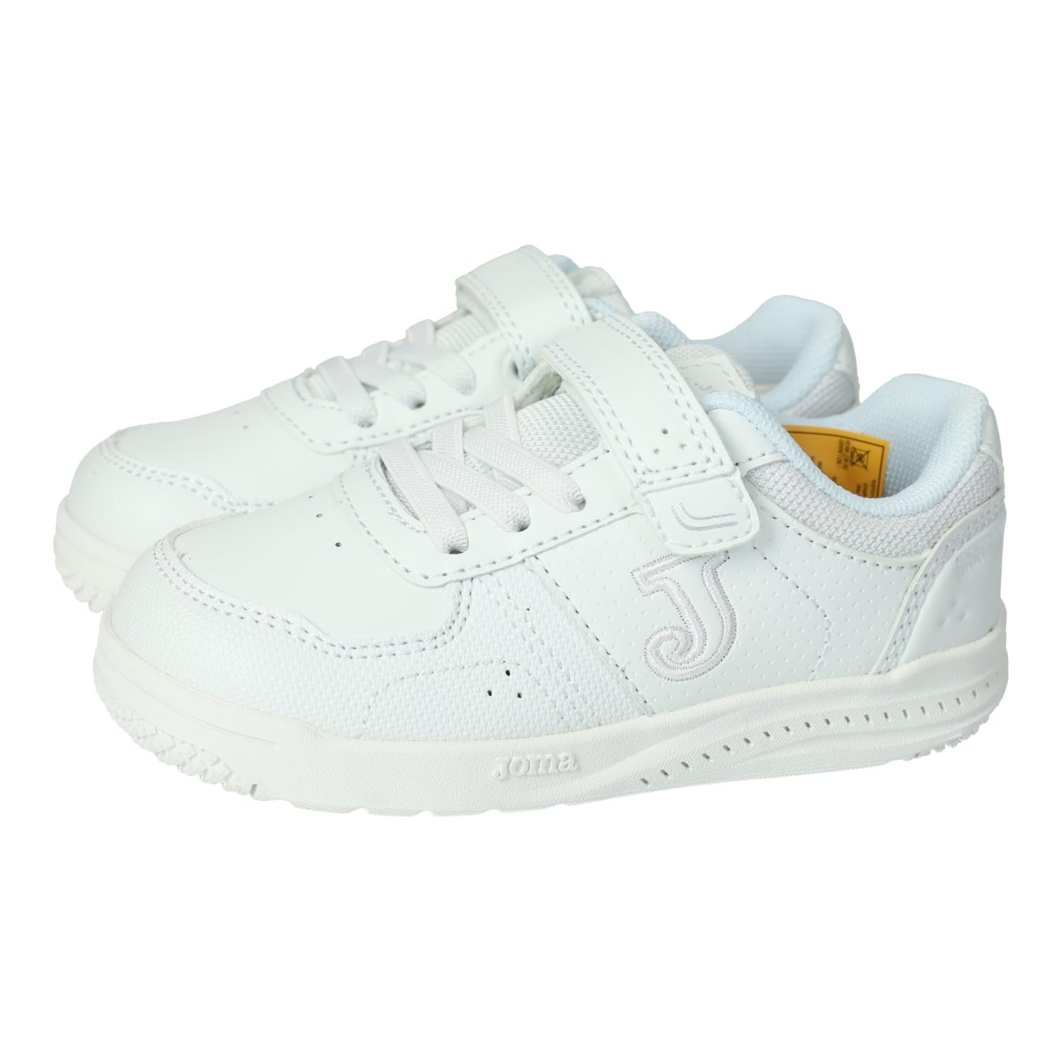 Joma WHARW2202V Deportivas Blancas para niños, Cierre de Cinta Textil Adhesiva y