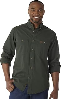Wrangler Logger Men's Twill Long Sleeve Workshirt