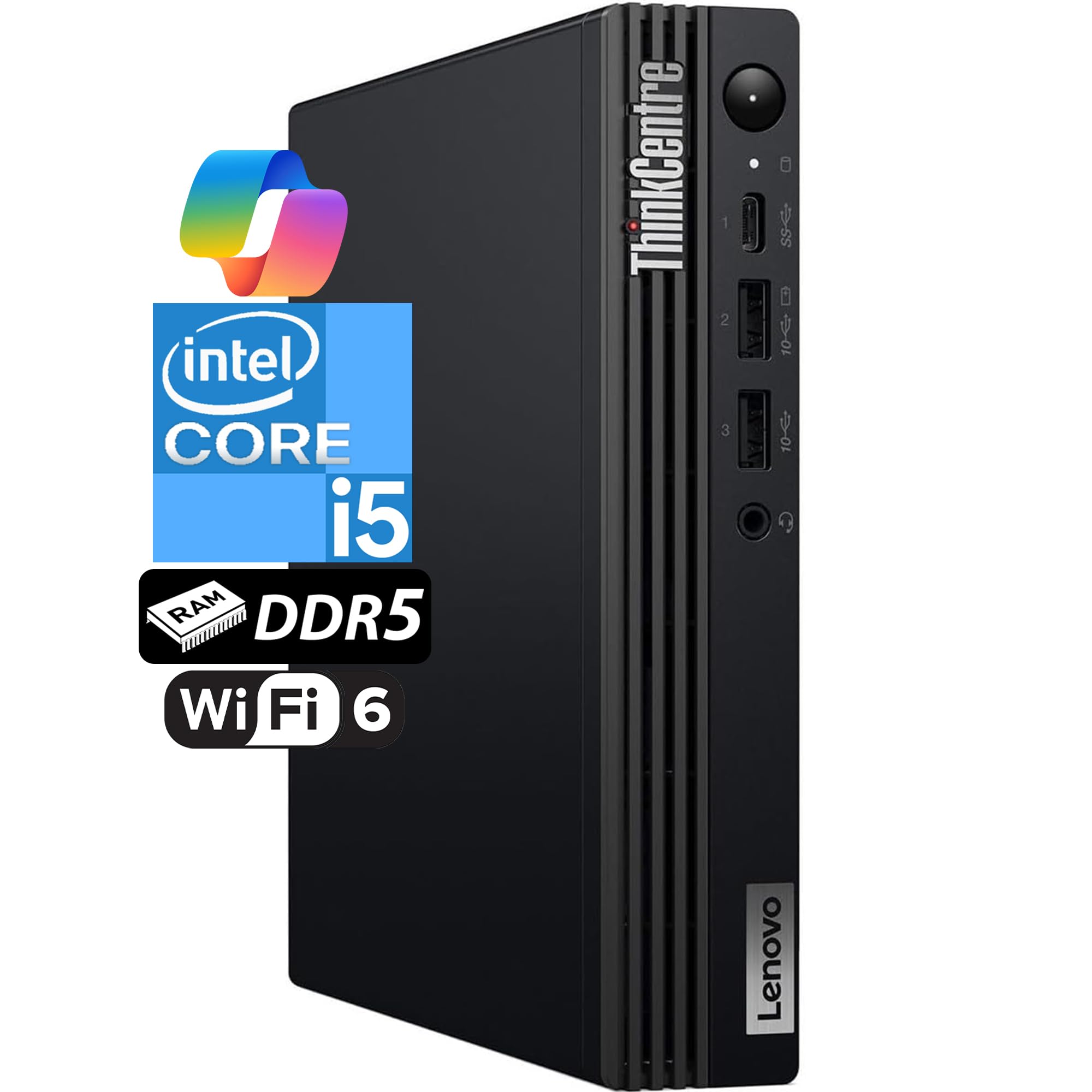 Lenovo ThinkCentre Tiny M70q Intel 10-Core i5-14400T (Beat i7-13700T), 16GB DDR5