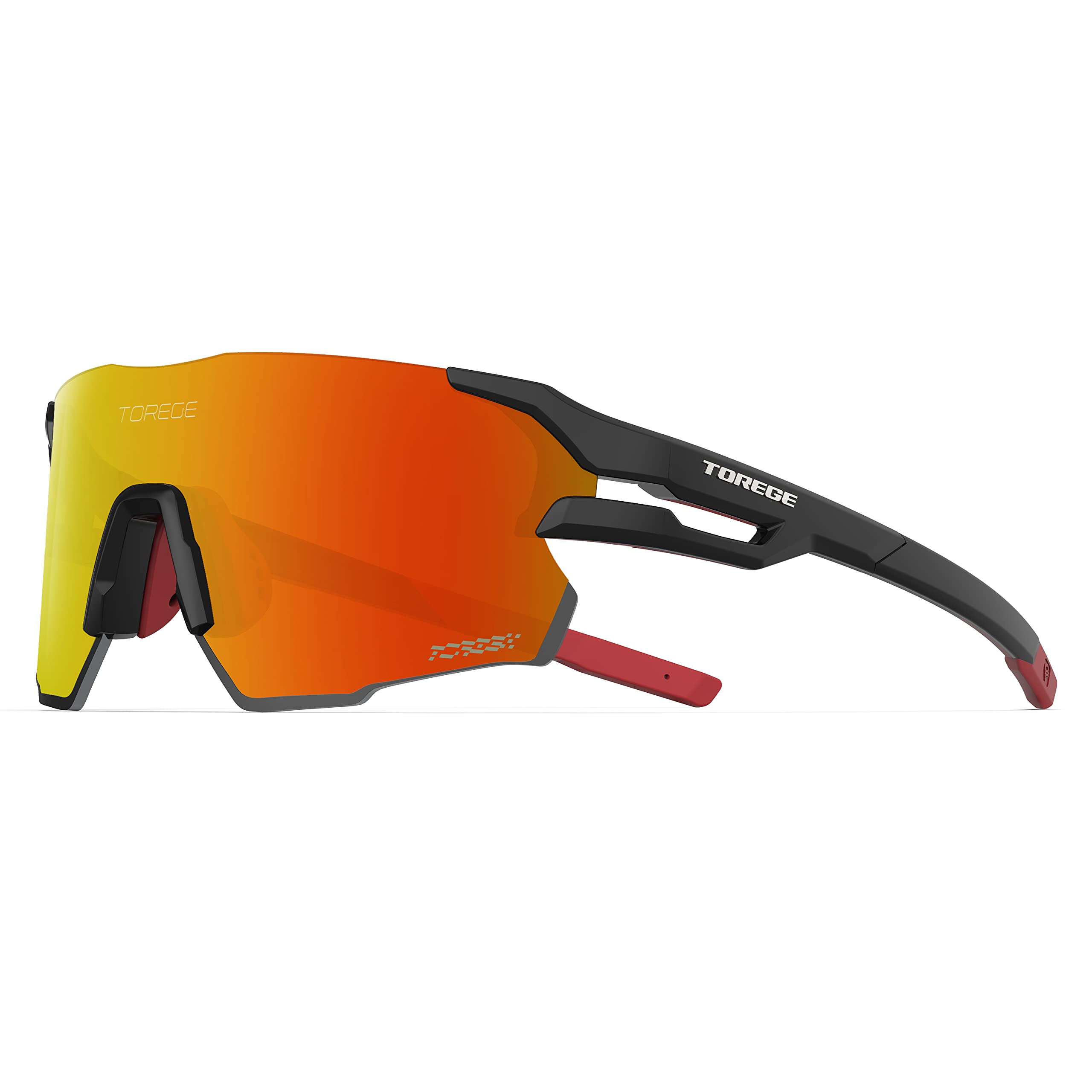 TOREGE Z87 Sports Sunglasses for Men and Women-UV Protection, Ideal for Cycling,