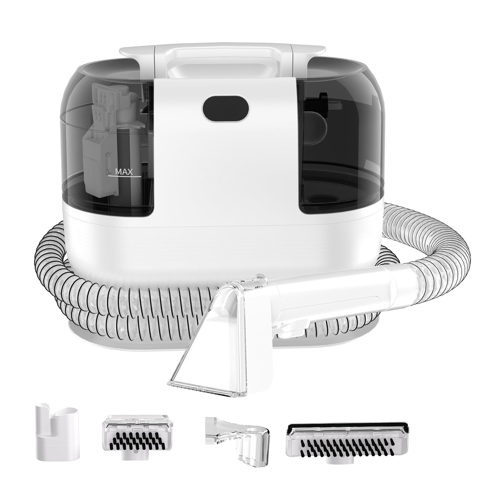 PUREBEAR Portable HandHeld Carpet Cleaner Machine, Dual Tank | 18Kpa Suction Pow