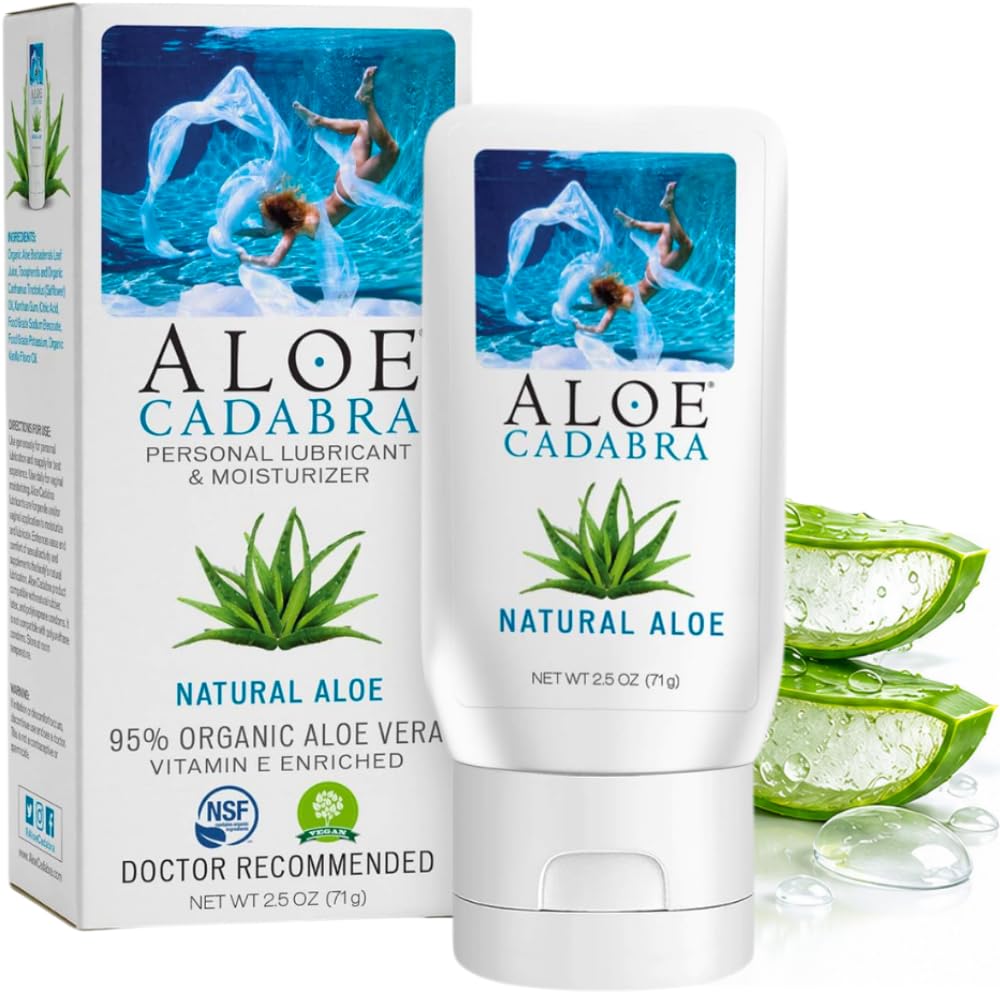 Aloe Cadabra Organic Natural Water Based Lube, for Men, Women & Couples | Unscen