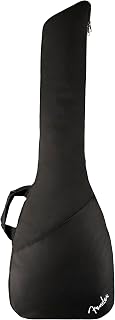 Fender Bass Guitar Gig Bag, 5mm Padded, Backpack Straps | 5mm padding, nylon lining, accessory pocket, backpack straps, fits most bass shapes, lightweight protection