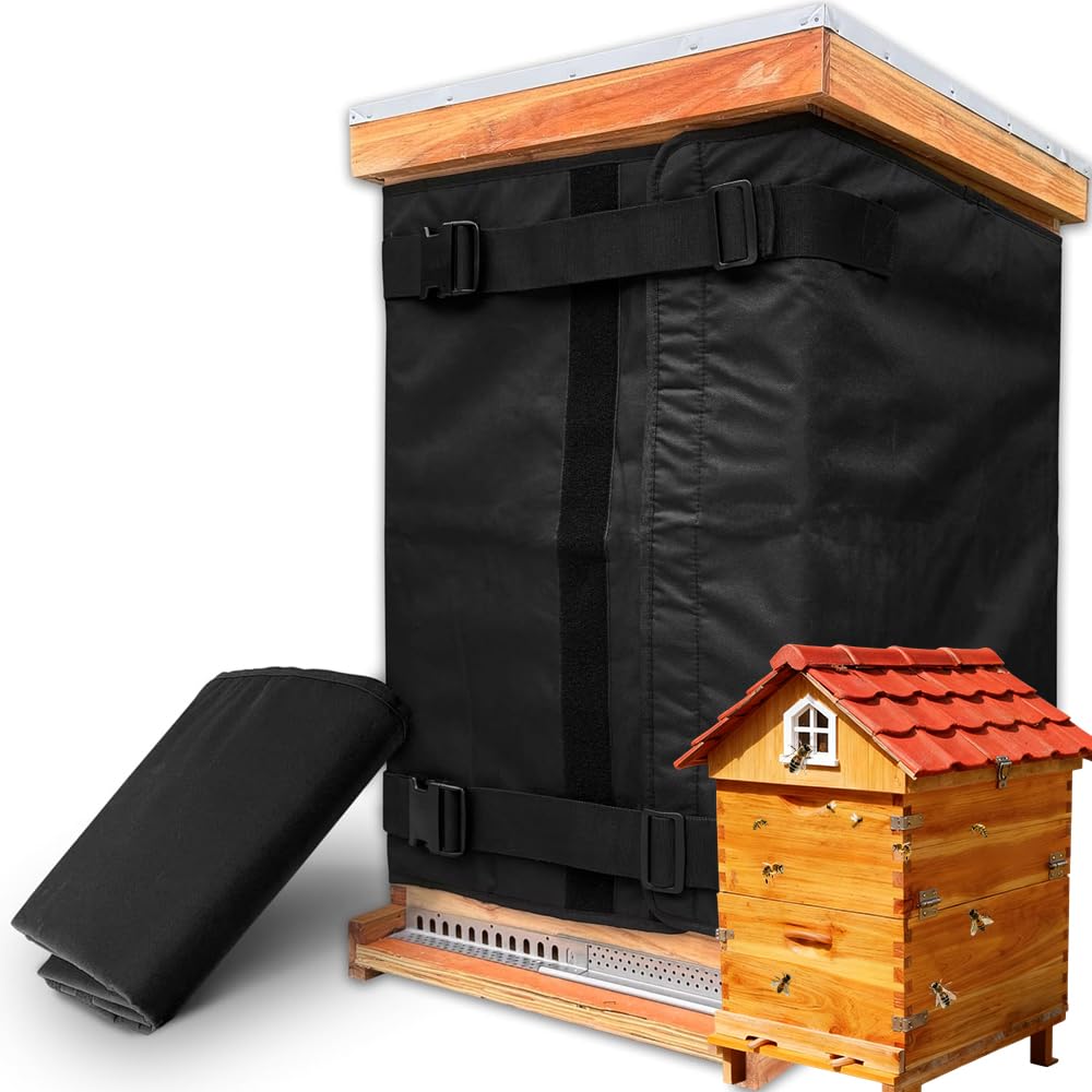 75.98" x 23.62" Universal Frame Winter Bee Hive Wrap, 2 Deep Boxes & Medium Box 