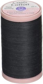 Coats&Clark S980-0900 Hand Quilting Cotton Thread, 350-Yard, Black