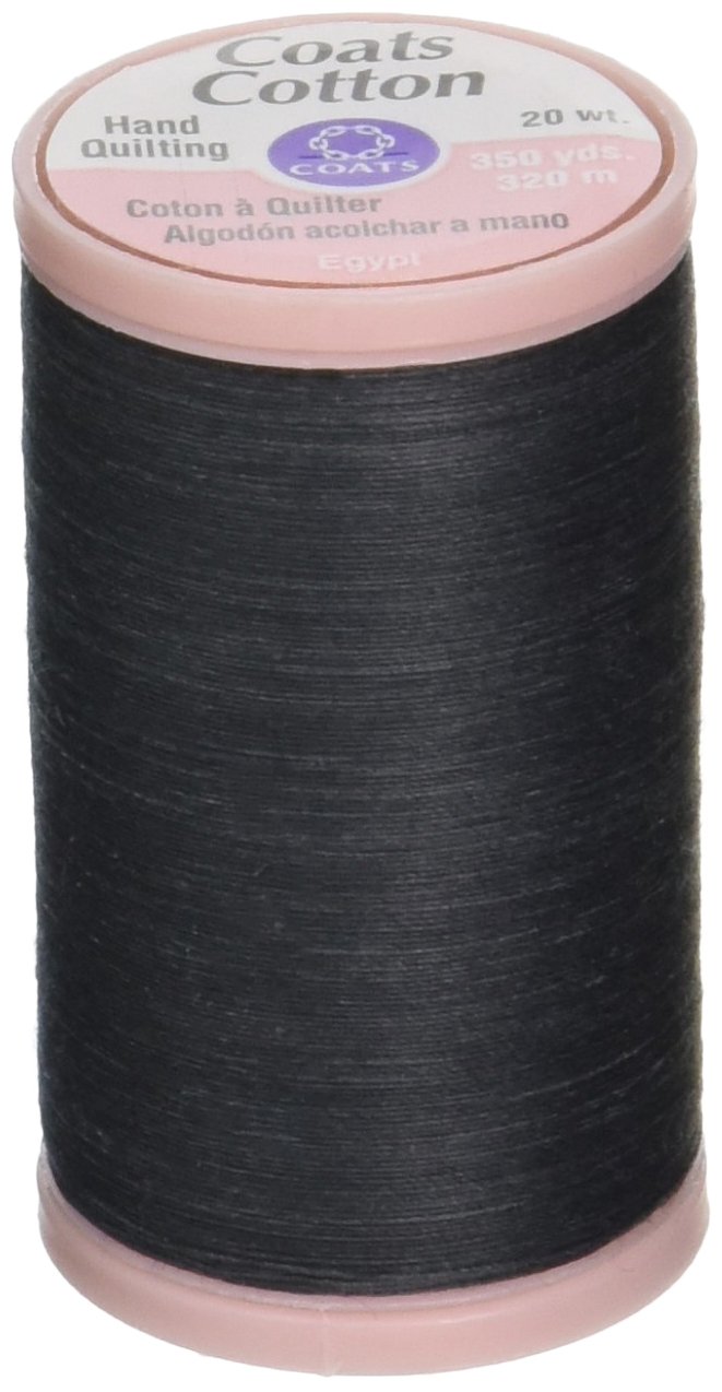Coats&Clark S980-0900 Hand Quilting Cotton Thread, 350-Yard, Black