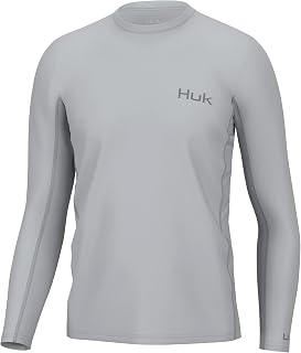 HUK Men's Icon X Long Sleeve Shirt, Performance Fishing Shirt