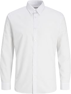 JJ Rebel Men's Jrebgavin Solid Shirt LS Noos Shirt (Pack of 1)