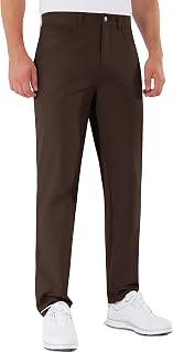 Mens Golf Pants Stretch 5 Pocket Classic Fit 30"/32"/34" Quick Dry Water-Resistant Dress Casual Work Trousers