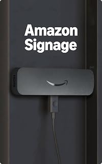 Amazon Signage Stick – Professional Digital Signage 4K Media Player – Designed for Businesses of All Sizes, Easy Setup with free Mobile App, and CMS Compatibility