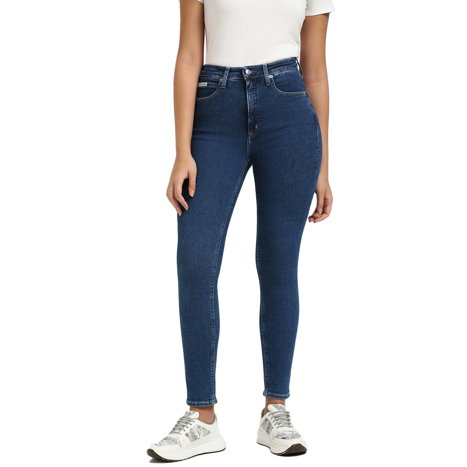 Calvin Klein Women's High Rise Skinny Fit Jeans