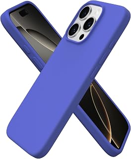 ORNARTO Cover for iPhone 16 Pro Silicone, Shockproof, Ultramarine