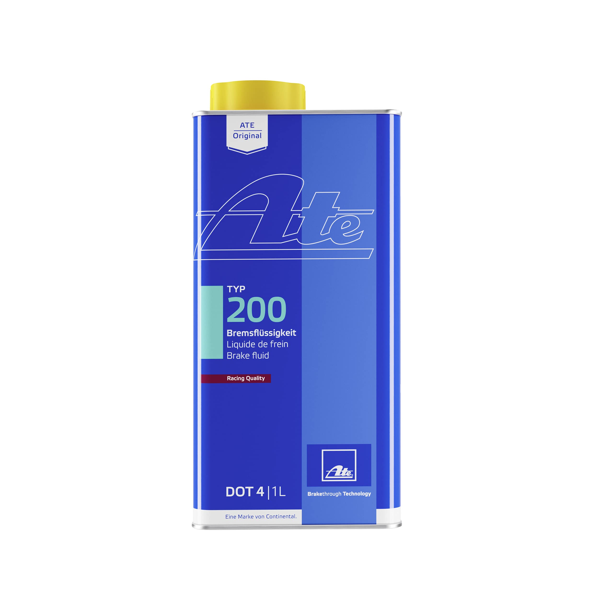 ATE Original TYP 200 Racing Quality DOT 4 Brake Fluid, 1 Liter Can