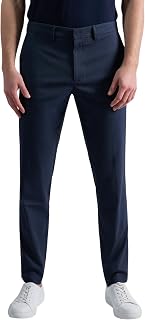 Kenneth Cole Reaction - Slim Fit Plaid Patterned Dress Pant, Men's Elegant Trousers