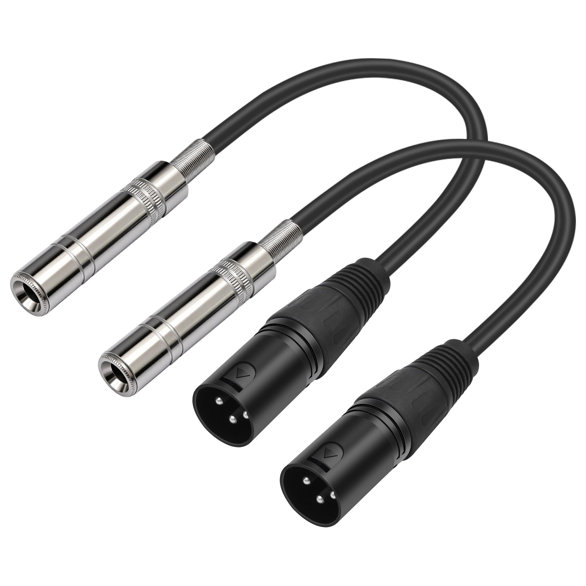XLR Male to 1/4 inch 6.35MM Female Stereo Audio Cable 3PIN XLR Male to TRS Femal