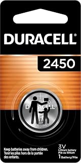 Duracell CR2450 Lithium Battery, 1 Count, Key Fob & Watch & Car Remote