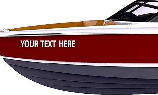 Custom Boat Numbers & Letters (Two Decals) Marine Vinyl Lettering Stickers