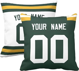 ANTKING Green Bay cuscino personalizzato qualsiasi nome e numero per uomo ragazzo ragazzo regalo