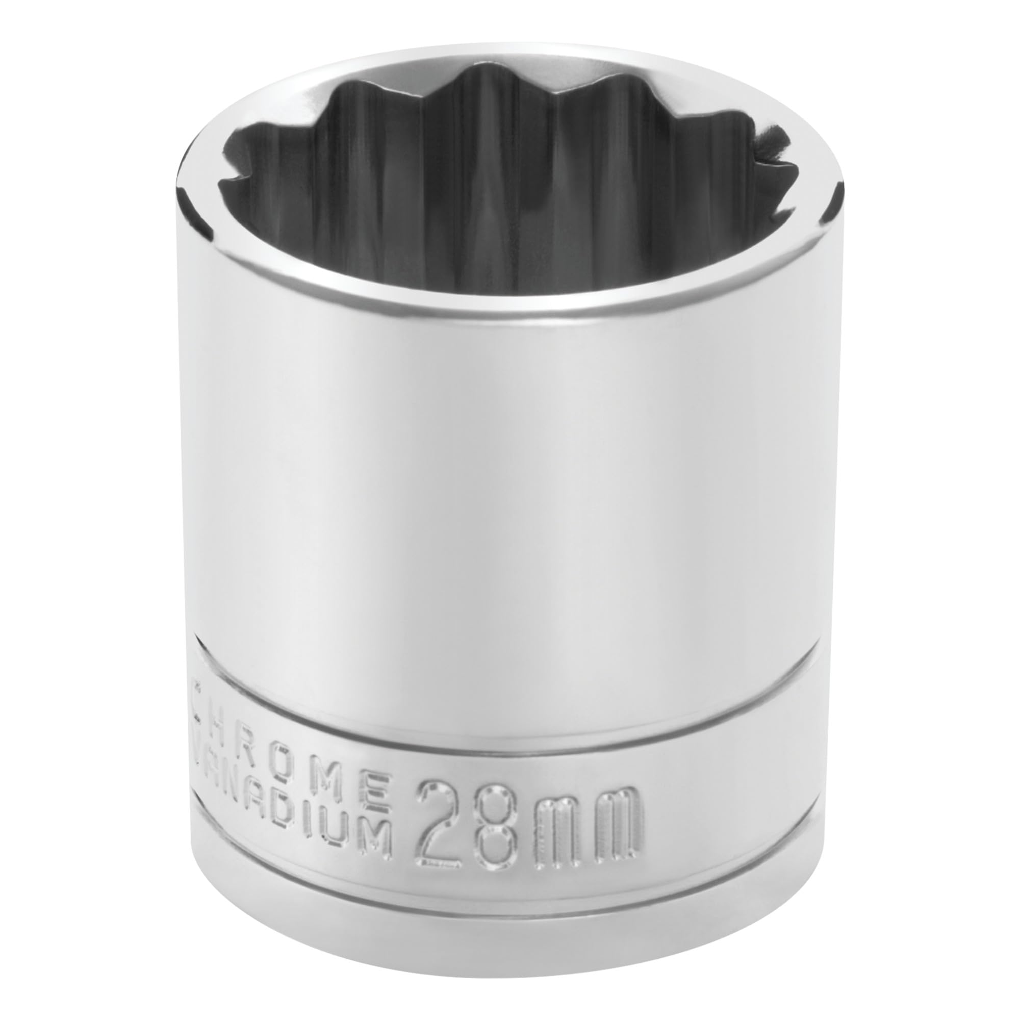 Performance Tool W32828 1/2 in. Drive 28 mm 12-Point Socket | Chrome vanadium st