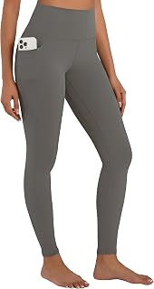 Sunzel Women's Sports Leggings, Opaque Sports Trousers, High Waist Yoga Leggings with Pockets for Sports, Fitness, Leisure
