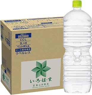 (Amazon.co.jp Exclusive) Irohasu 67.6 fl oz (2 L) PET Labelless x 8