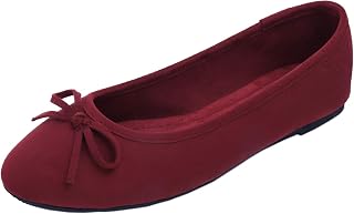 Feversole Women's Cotton Closed Slippers Ballerina Slippers