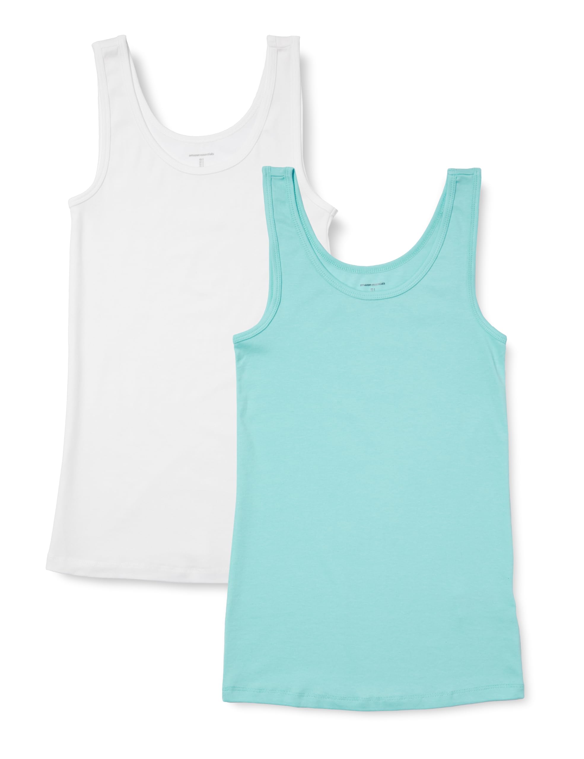 Amazon Essentials Women's Slim Fit Tank Top, Set of 2