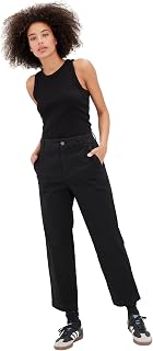 GAP Womens High Rise Girlfriend KhakiPants