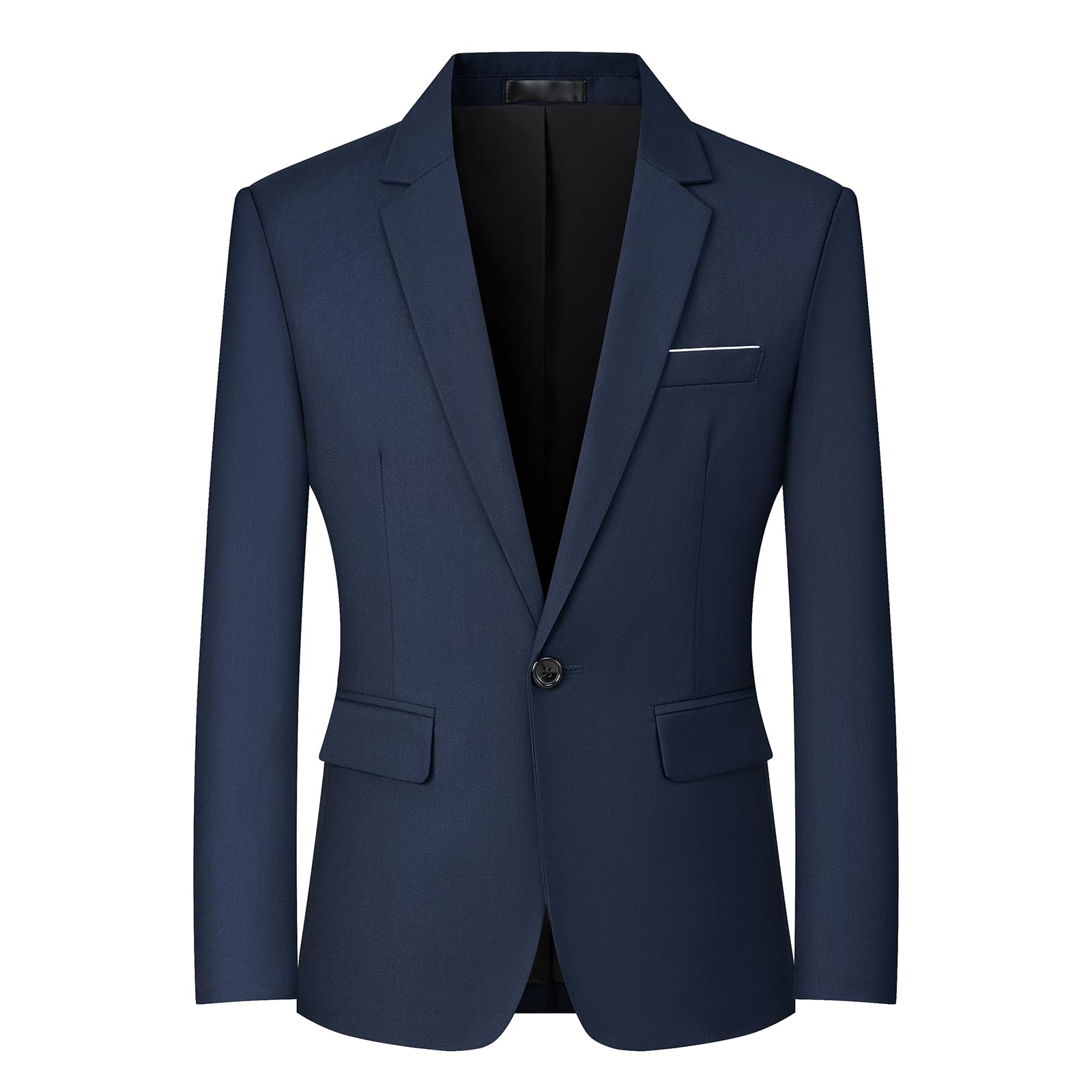 Mylldey Blazer Men Slim Fit Business Casual Men One Button Sport Coat Travel Jac