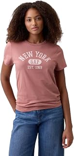 Gap V-SS Fav Crew SLD Women's T-Shirt (Pack of 1)